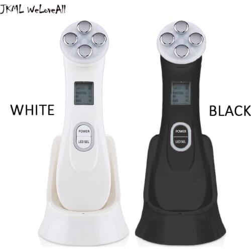 Mesotherapy Electroporation RF Radio Frequency LED Photon Skin Care Beauty Device Face Lifting Wrinkles Removal Facial Massager