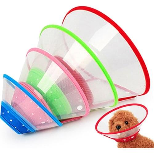 Pet Elizabeth Circle Guard Collar Pet Recovery Collars Cat Anti-bite Circle Pet Medical Cat Protection Cover Dog Neck Collar