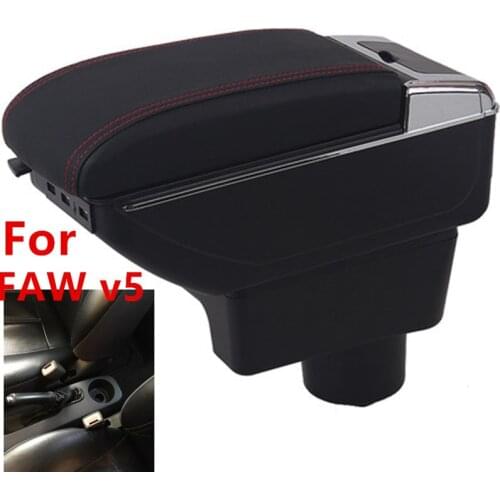 For FAW Ou v5 armrest box with usb