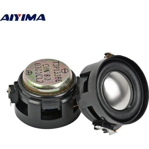 AIYIMA 2Pcs 30MM Mini Audio Portable Speakers 8 Ohm 3W Altavoz Portatil Column Speaker For The Computer Music Center
