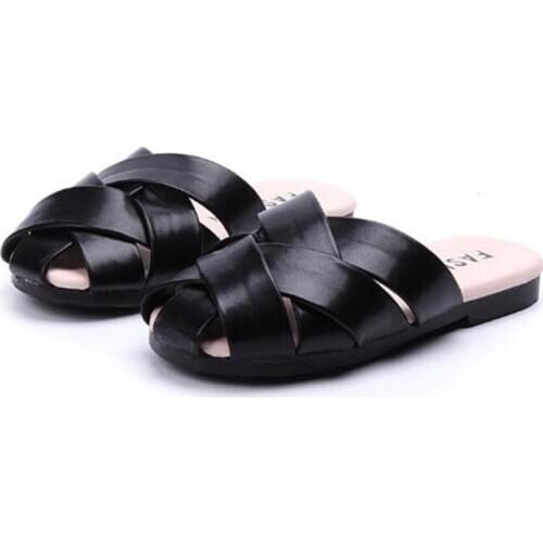 Girls Sandals Sweet Soft Childrens Beach Sandals Kids Summer Hollow Out Sandals Princess Fashion Cute High Quality