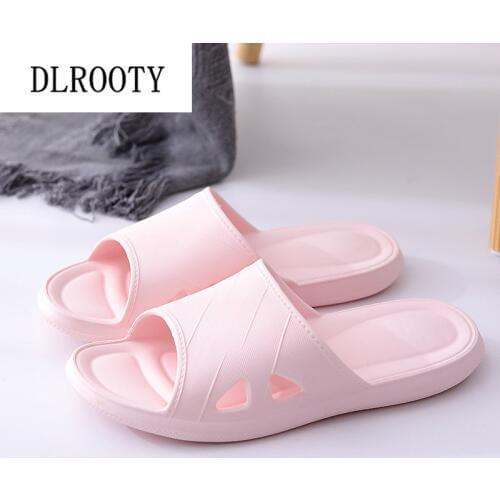 Women Slippers Sandals Flip Flops Bathroom 2019 Summer Fashion Flats Breathable Non-slip Shoes Woman Home Slides Casual Female