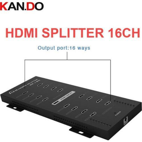 316A 4Kx2K HDMI splitter 1x16 with full 3D real 4Kx2 power splitter hdmi divider 16 channel Support LPCM 7.1 video adapter