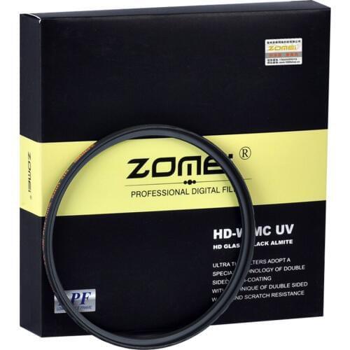 Zomei 40.5/49/52/55/58/62/67/72/77/82mm HD MC UV Filter Waterproof Anti-oil Anti-scratch Ultra thin Ultraviolet Filters