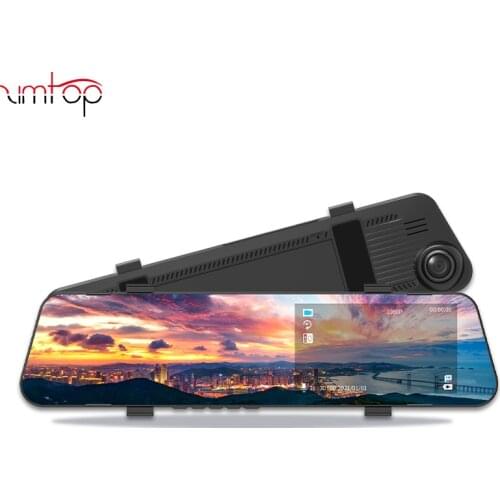 2021 New Zimtop 4.5in Car Dvrs Video Recorder Dash Cam Full HD 1080P Mirror Camera loop recording motion tracking