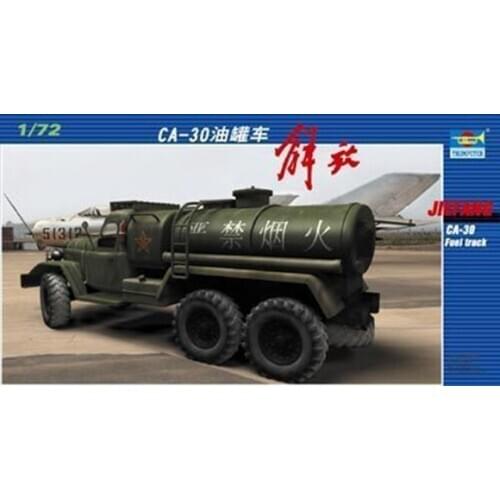 1:72 China Army Liberation CA-30 Fule Transport Tanker Truck Military Assembly Model Plastic Assemble Toy