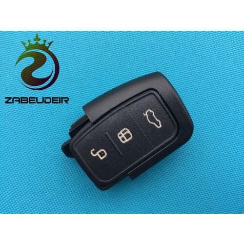 1Pcs Of New Replacement Key Shell Cover For Ford Fiesta 3 Button Btns Remote FOB Case Blank Keyless No Logo Car Accessories Auto