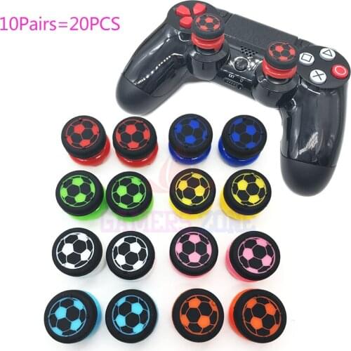 10PAIR=20PCS Football High Extender Controller ThumbStick Grip Caps Fits For PS4 Silicone Analog Covers