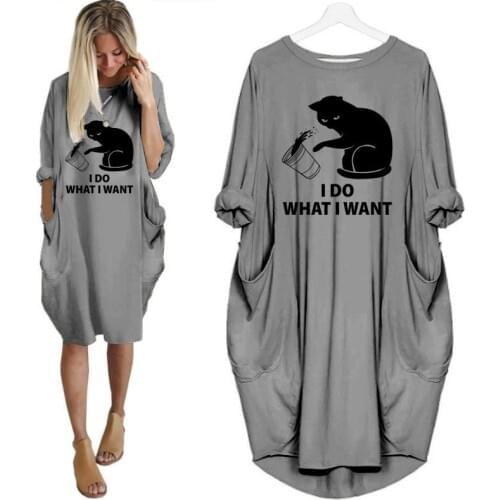 2021 New Fashion T-Shirt for Women i do what i want funny cat lover Tshirt Tops Graphic Tees Women Off The Shoulder