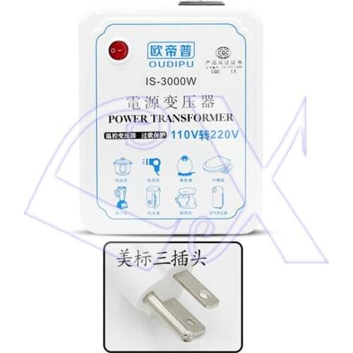 3000W high power 110V to 220V power supply voltage converter transformer