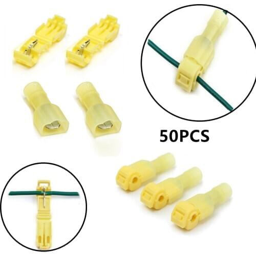 50Pcs(25pairs) Quick Electrical Wire Connectors Snap Splice Lock Wire Terminal Crimp Connector Waterproof Electrical Connector