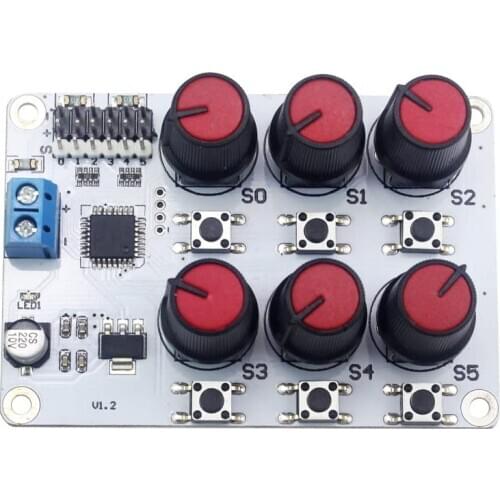 6 Channel Digital Servo Tester with Over-Current Protection for Robot Arm Robotic Hand