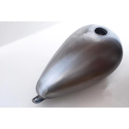 8L Retro Motorcycle Fuel Tanks Water Drop Small Petrol Tank Bare Metal Vintage Motorbike Gasoline Oil Tank