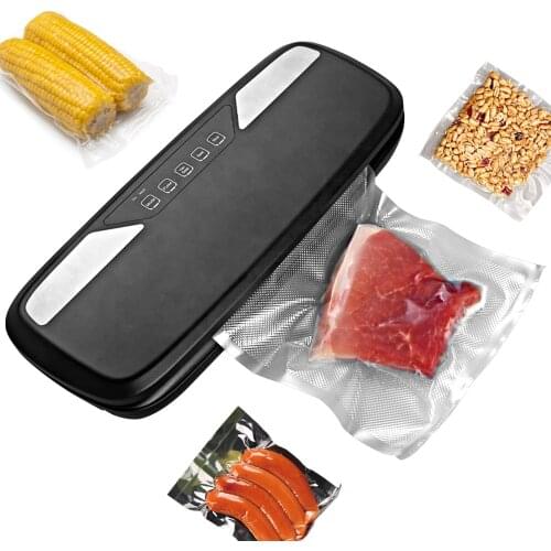 Automatic Vacuum Sealer Machine for Dry and Wet Food Preservations with LED Indicator Lights Strong Suction Vacuum Sealer Bags
