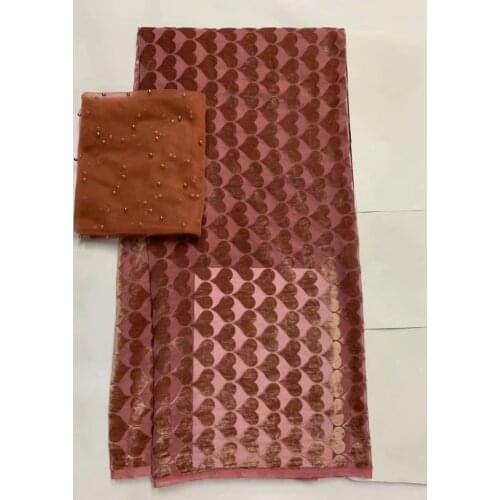 Velvet fabric silk fabric tissu dentelle satin dress african lace fabric nigerian lace high quality sewing materials 5+2yard