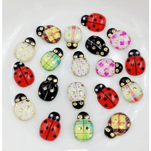 Free shipping Beetle Flat Back Decorative Acrylic rhinestone Home Floral Decorative DIY rhinestone scrapbooking 200pcs/lot