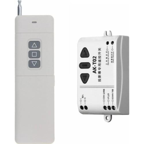 AC220V Wireless Projection Screen Remote Control, Electric Screen Lift Controller, Projection Accessories