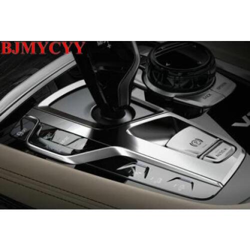 BJMYCYY Car Gear Shift Box Sequins Cover Trim interior Stall Decoration decorative strip for BMW f10 5 series F10 X3 F25 X4 F26