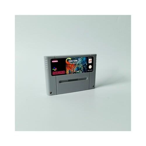 Contra III The Alien Wars - Action Game Card EUR Version English Language