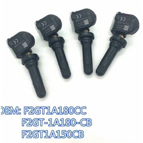 Brand New 4 Pcs TPMS F2GT1A180CC F2GT-1A180-CB F2GT1A150CB Tire Pressure Monitoring Sensor For Ford 2018-2019 433MHz