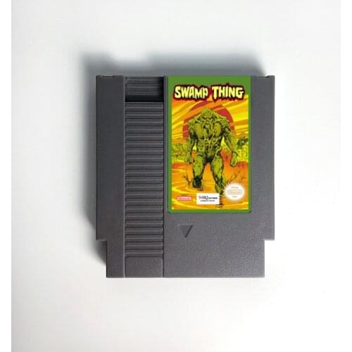 Swamp Thing - Game Cartridge For NES Console 72 Pins 8bit