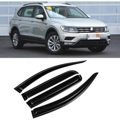 For Volkswagen VW Tiguan 2017 2018 2019 2020 2021 Car Door Window Visor Wind Rain Sun Smoke Guard Deflector Vent Shade Shelter