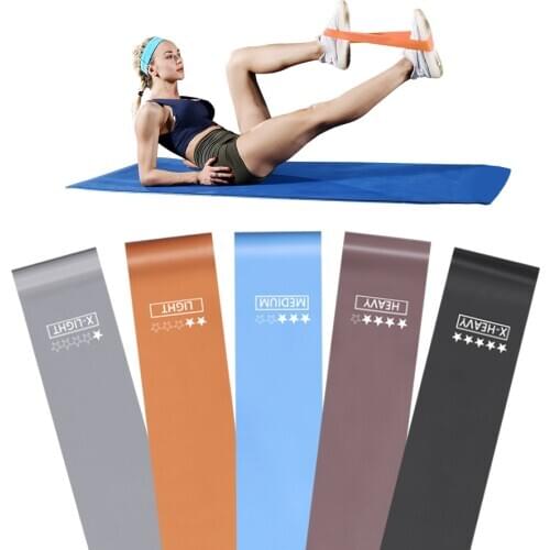 Yoga Elastic Resistance Bands Set Workout Equipment Indoor Training Fitness Gum Exercise Resistance Sport Rubber Loop Bands