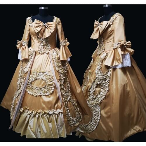 2020 New victorian Halloween Cosplay dress Colonial Georgian Renaissance Gothic Historical dress D-601