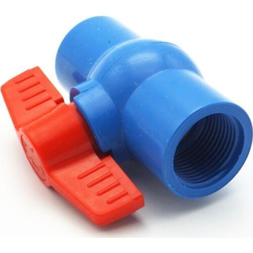 1" BSP Female Thread PVC Ball Valve Adapter Water Connector For Garden Irrigation System