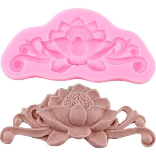 Relief Silicone Mold European Baroque Cake Border Fondant Cake Decorating Tools Chocolate Gumpaste Moulds Polymer Clay Molds