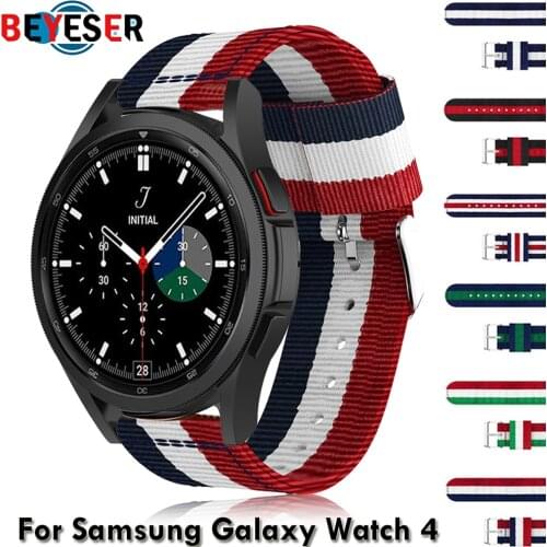 Nylon Strap for Samsung Galaxy Watch 4 Classic Bracelet Classic Fabric band For Galaxy Watch4 Smartwatch Replaceable Watchband