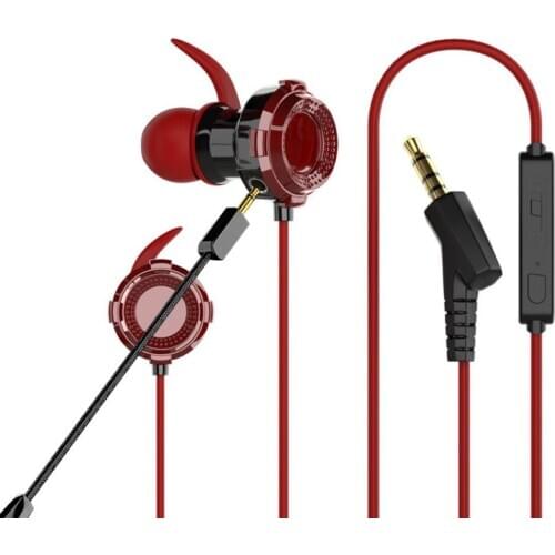 Universal 3.5mm Wired Gaming Earphone Headset with Detachable Mic for Phone PC