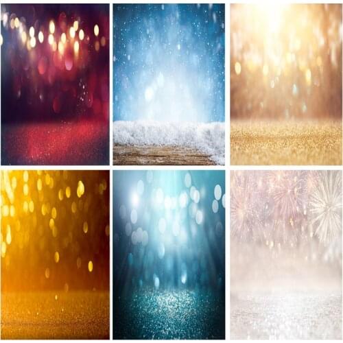 Vinyl Abstract Bokeh Photography Backdrops Glitter Facula Light Spot Photo Background Studio Photocalls Props 21318 GBT-76