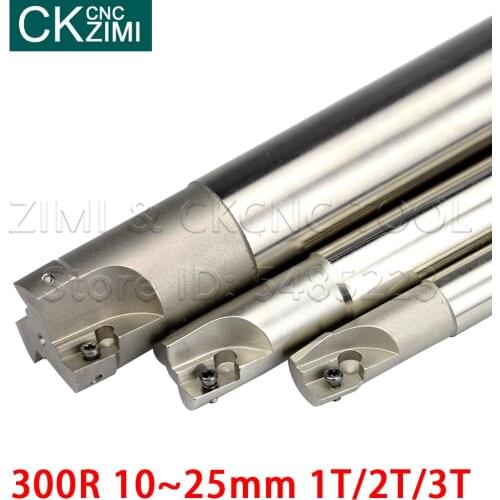 300R milling cutter 100mm-200mm 1T 2T 3T Right angle Milling tool holder face milling cutter alloy steel for APMT1135PDER insert