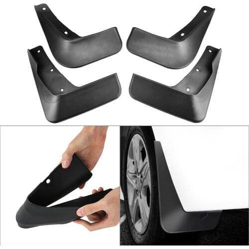 4Pcs/Set Car Front Rear Mud Flaps Splash Guard Mudguard For Mitsubishi Lancer GTS EVO 2009 2010 2011