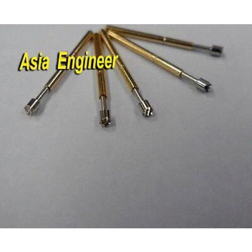 50Pcs P75-H2 Dia 1.02mm 100g Spring Test Probe Pogo Pin