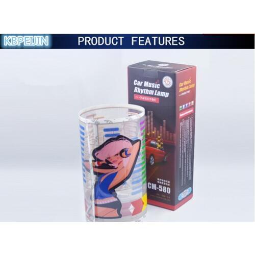 Car styling neon light car LED music Rhythm sticker for Buick regal gs excelle encore lacrosse rendezvous accessories 90*25cm