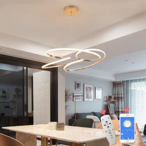 BDG Gold Chrome Plating Modern Led Pendant Lights For Living Room Bedroom Kitchen Led Pendant Lamps Creative Design Hanging Lamp