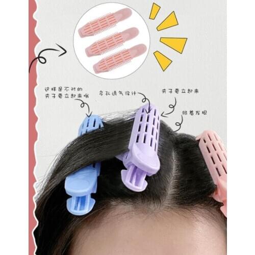 Hair curler pin Girl DIY Styling Fringe Bangs Front Curler Roller Holder Hair Pin Clip Tool Women Hair Rollers