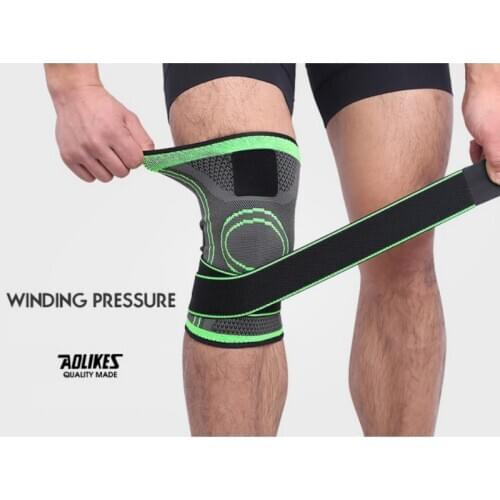 Knee Support Brace Elastic Kneepads Cross Strap Fitness Running Cycling Knee Bandage Sports Compression Knee Protector
