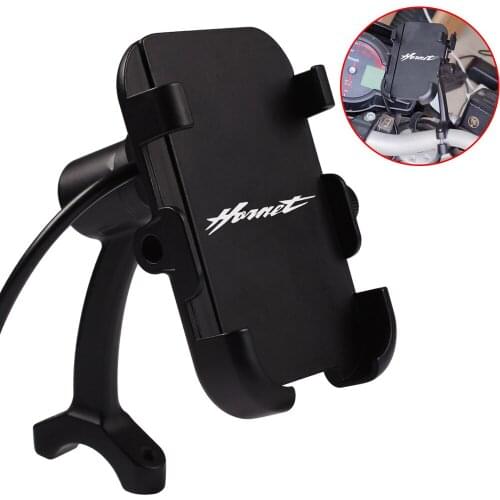 Motorcycle Phone Mount Unbreakable Handlebar Holder Fit Smartphone For HONDA Hornet CB400 CB600 CB599 Goldwing gl1800 Hornet 600