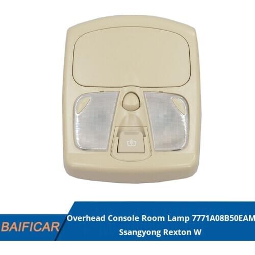 Baificar Brand New Genuine Overhead Console Room Lamp Reading Light 7771A08B50EAM For Ssangyong Rexton W OEM Part