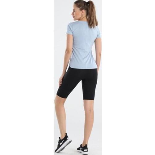 Summer yoga clothes breathable top outdoor fitness clothes quick dry slim exercise quick dry short sleeve girl