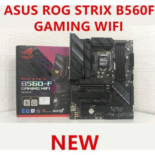 NEW For ASUS ROG STRIX B560-F GAMING WIF Motherboard Socket LGA 1200 DDR4 M.2 nvme ssd For Intel B560 Original Desktop Mainboard