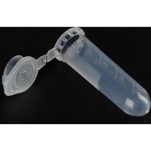 Micro Centrifuge Tube 2ml PP 10.3x40.5mm Autoclavable PCR Tube Pack 500
