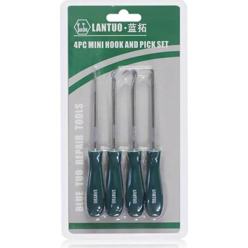 4Pcs 135mm Car Auto Vehicle Oil Seal Screwdrivers Set O-Ring Seal Gasket Puller Remover Pick Hooks Tools CSV Free Shipping