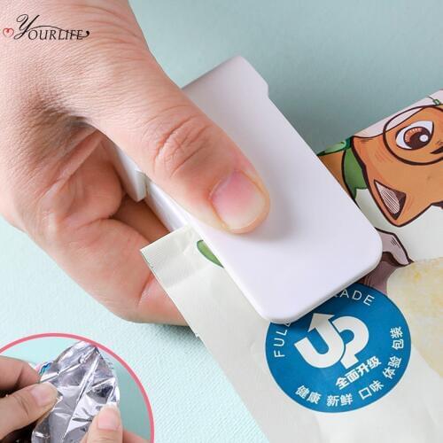 OYOURLIF Portable Mini Sealing Machine Hand Pressure Type Food Sealer Family Snack Milk Powder Plastic Bag Sealer Package Sealer