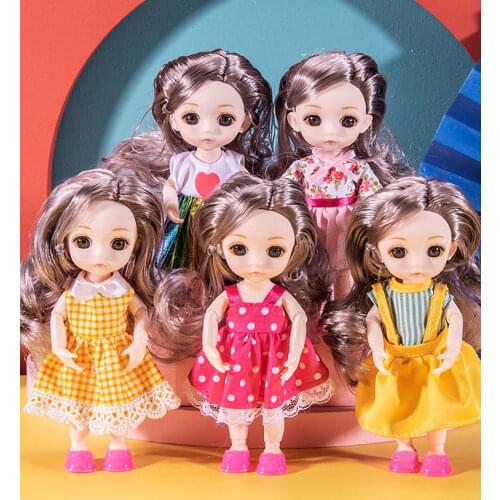 12-17CM Girl Doll Dress Up Accessories BJD Doll Girl Toy Clothing Accessories Fashion Doll Clothes Skirt Suit Best Gifts