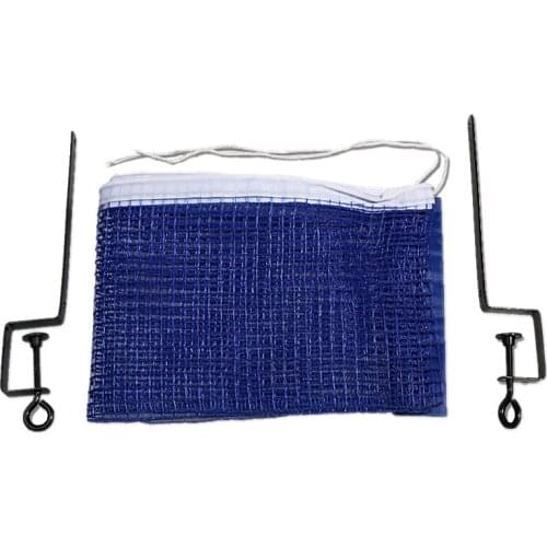 Table Tennis Net Portable Anywhere Retractable Ping Pong Post Net Rack for Any Table Portable Net + Bracket Combination