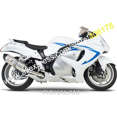 Shopping2cheap Fairing Kit For Suzuki Hayabusa GSXR1300 GSXR 1300 2008-2016 Blue White Fairing (Injection Molding)